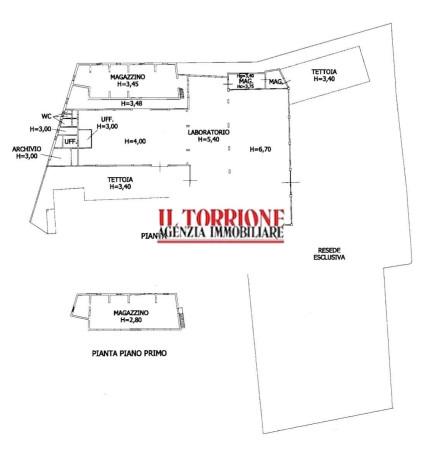Magazzino in Via delle Molina, Pescia, {3} - Planimetria 1