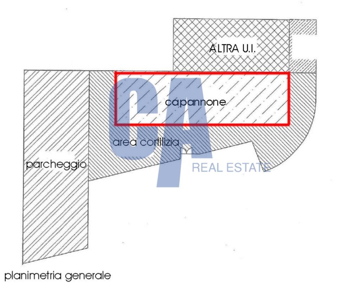 Magazzino in Strada Provinciale Provinciale 40, Siziano, {3} - Planimetria 1