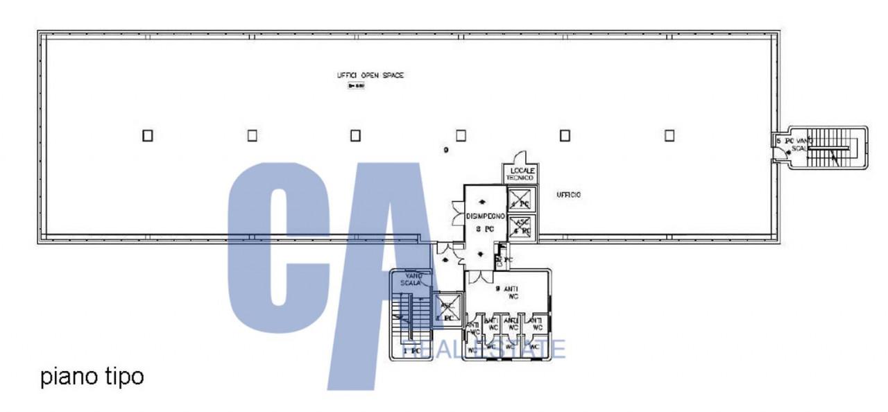 Ufficio in Via Gorki M., Cinisello Balsamo, {3} - Planimetria 1