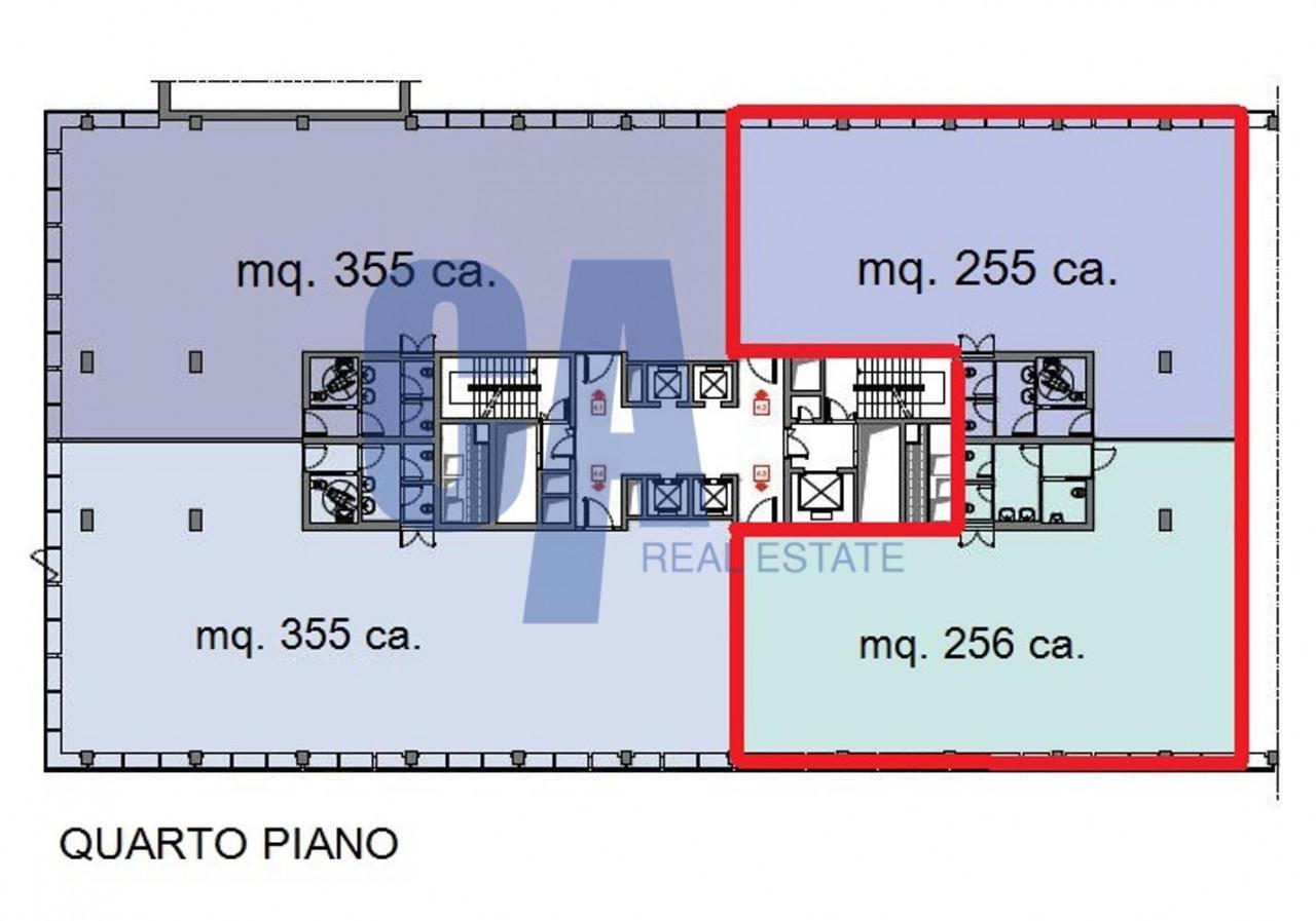 Ufficio in Via Olgia, Segrate, {3} - Planimetria 1