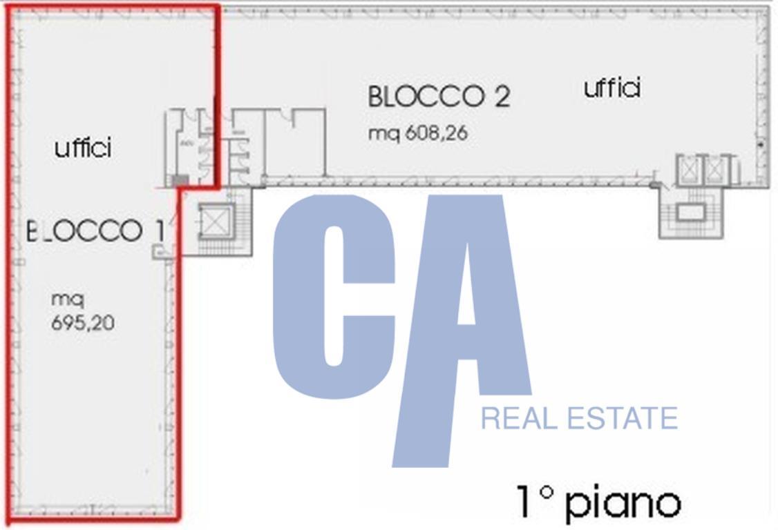 Ufficio in Via Grandi a., Vimodrone, {3} - Planimetria 1