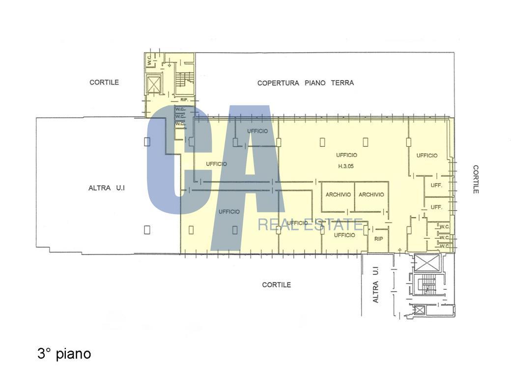 Ufficio in Via Mecenate, Milano, {3} - Planimetria 1