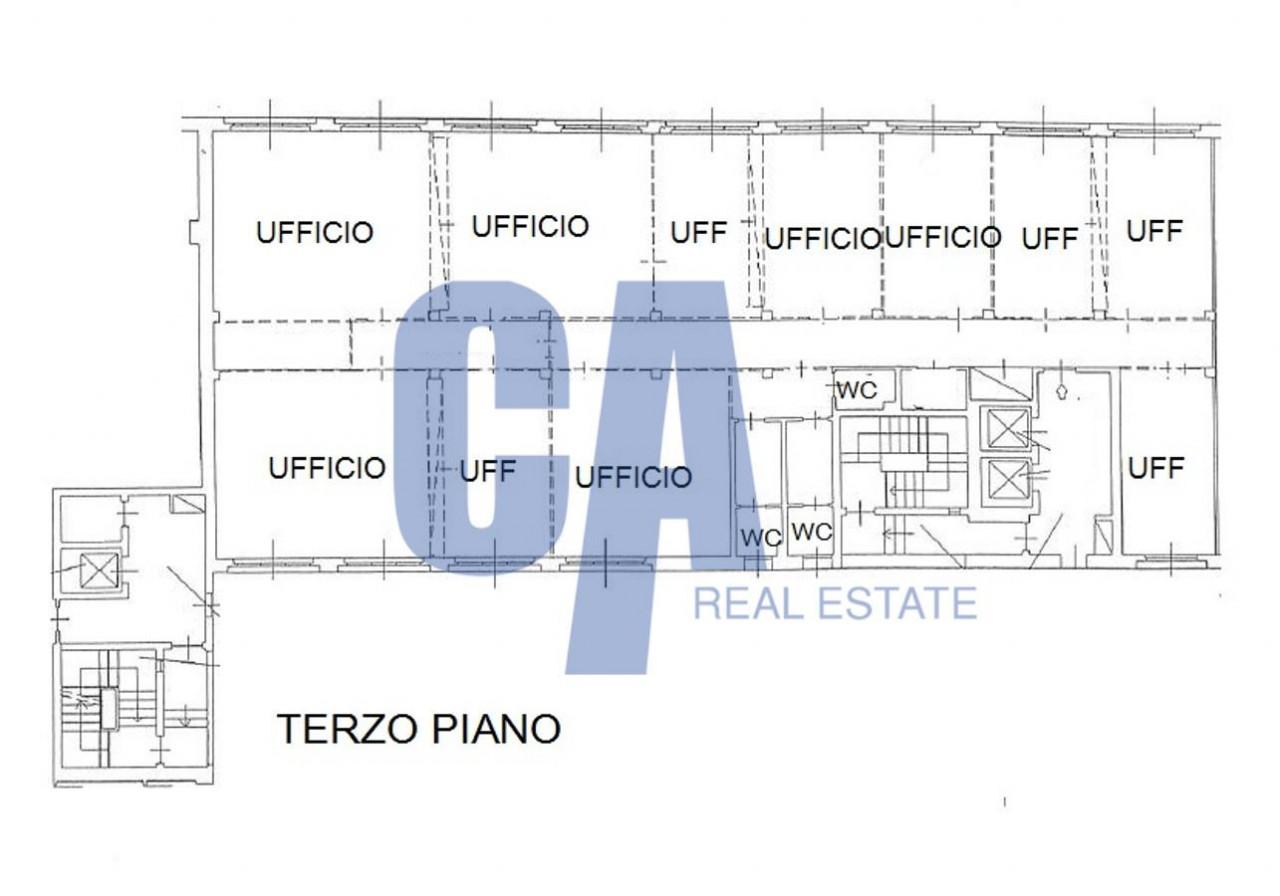 Ufficio in Via Roma, Segrate, {3} - Planimetria 1