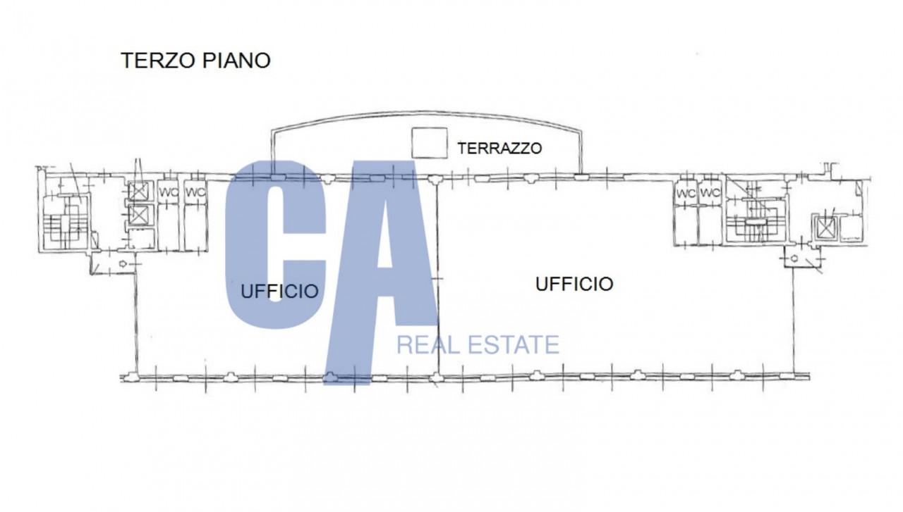 Ufficio in Via Roma, Segrate, {3} - Planimetria 1