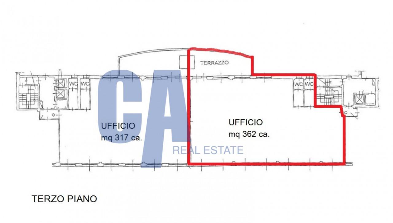 Ufficio in Via Roma, Segrate, {3} - Planimetria 1
