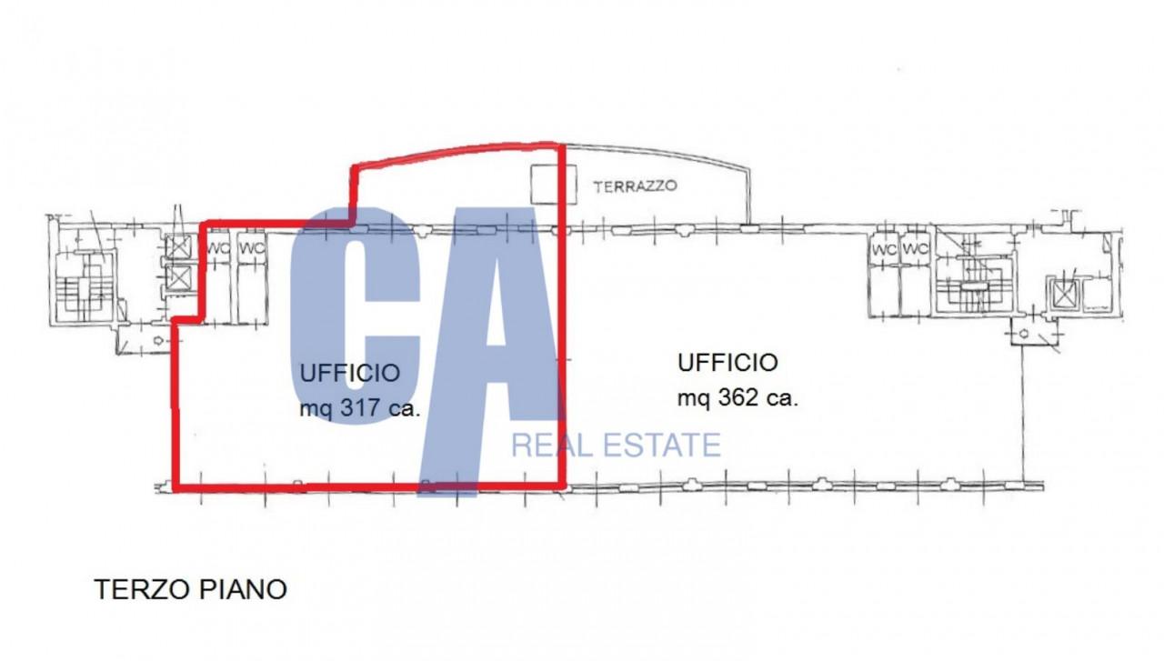 Ufficio in Via Roma, Segrate, {3} - Planimetria 1