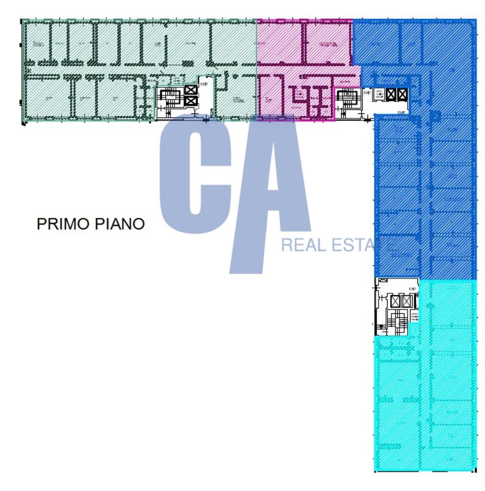 Ufficio in Via Roma, Segrate, {3} - Planimetria 1