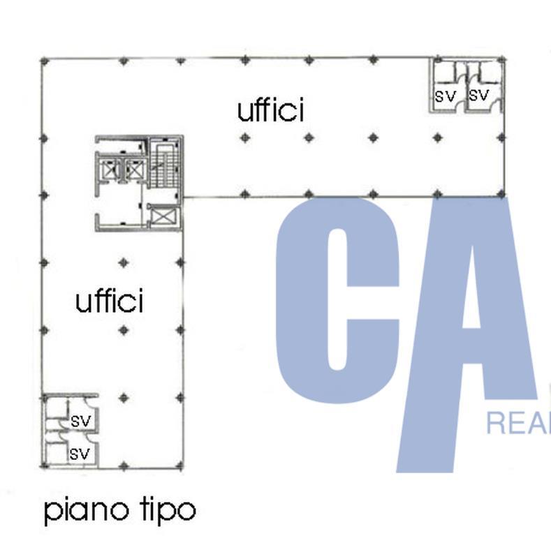 Ufficio in Via Brescia, Pioltello, {3} - Planimetria 1