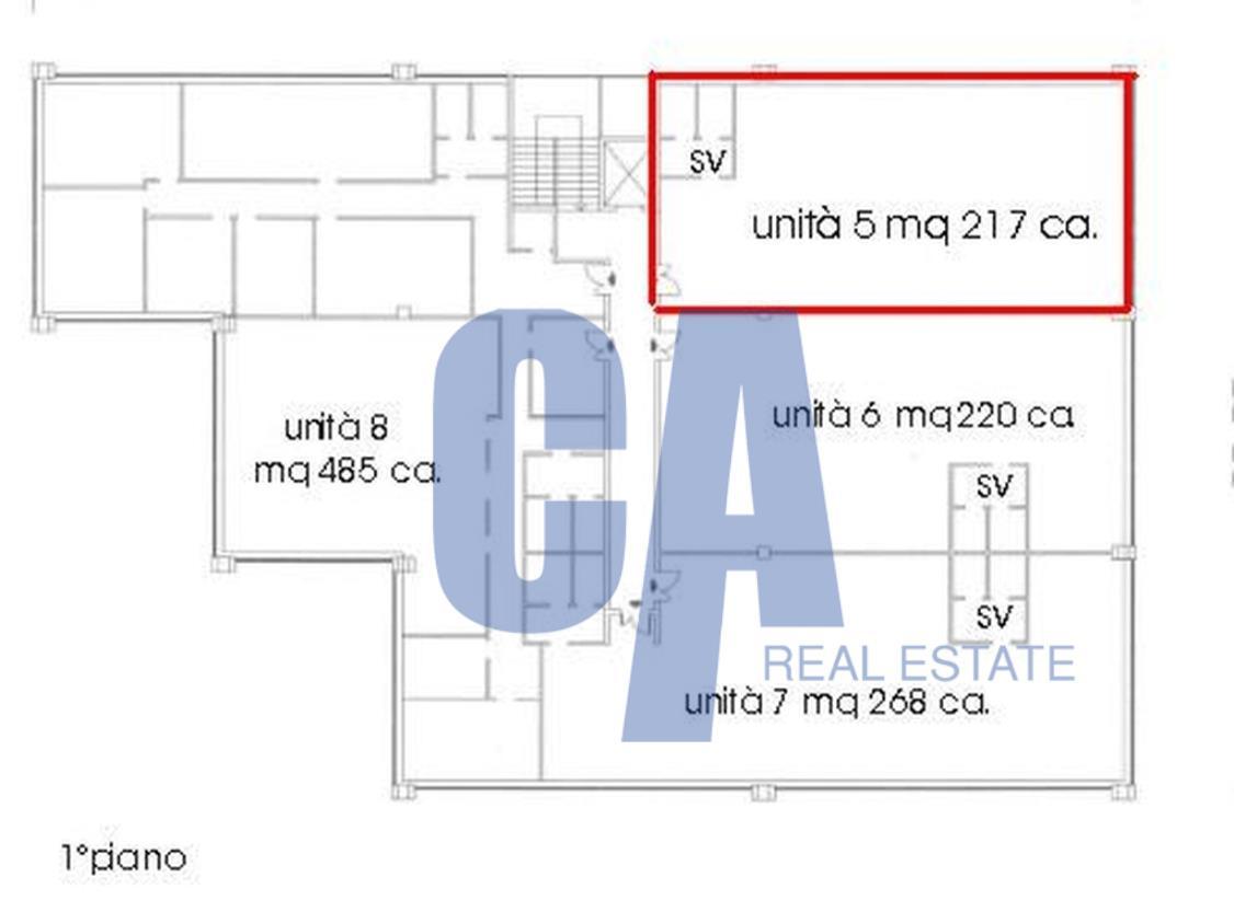 Ufficio in Via Verdi G., Caponago, {3} - Planimetria 1