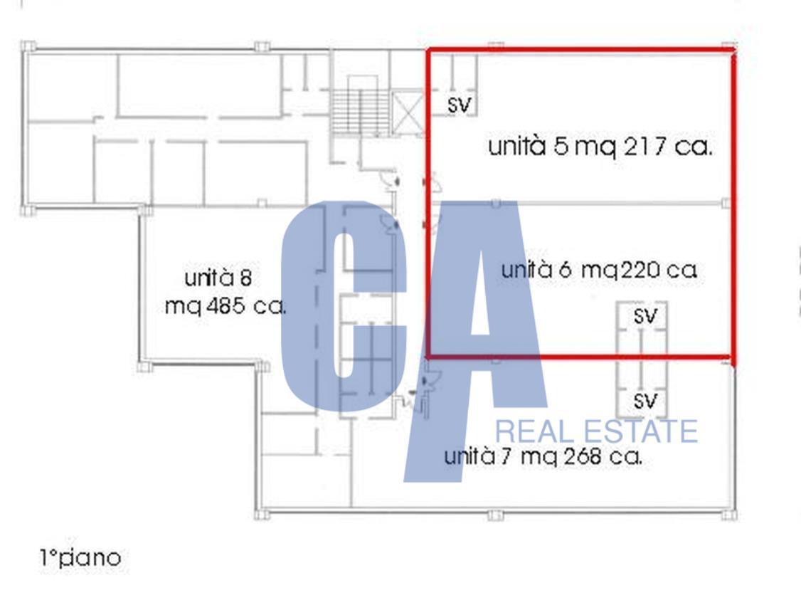 Ufficio in Via Verdi G., Caponago, {3} - Planimetria 1