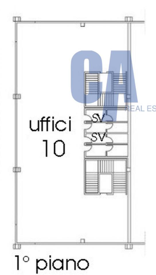 Ufficio in Via Galilei Galileo, Peschiera Borromeo, {3} - Planimetria 1