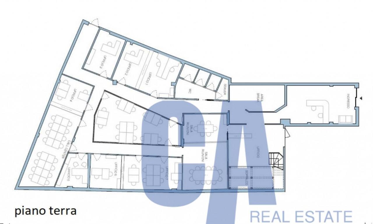 Ufficio in Via Tertulliano, Milano, {3} - Planimetria 1