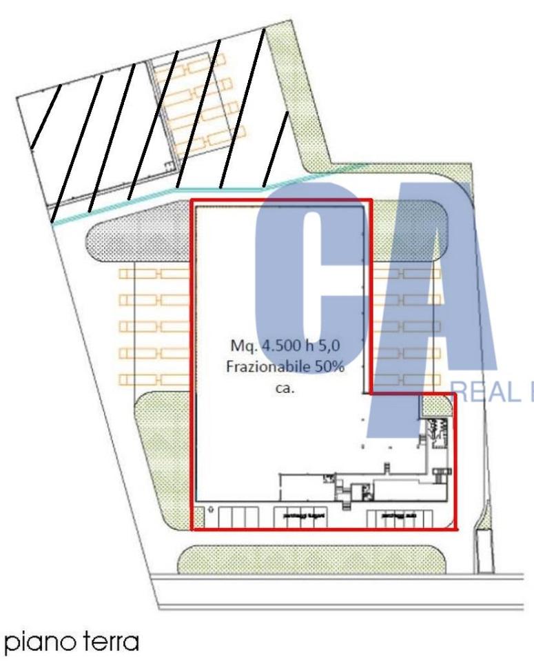 Capannone in Via Adda, Opera, {3} - Planimetria 1