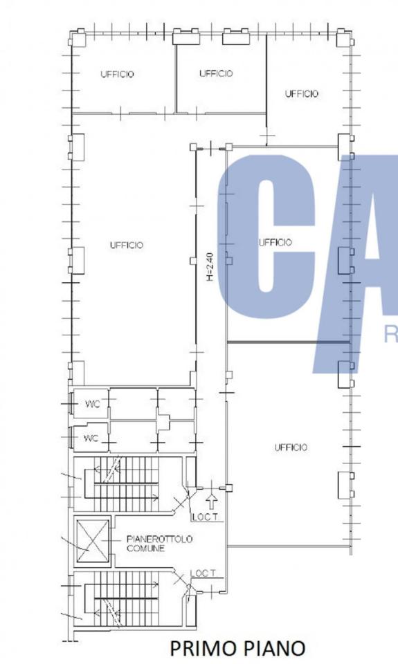 Ufficio in Via di Vittorio G., Segrate, {3} - Planimetria 1