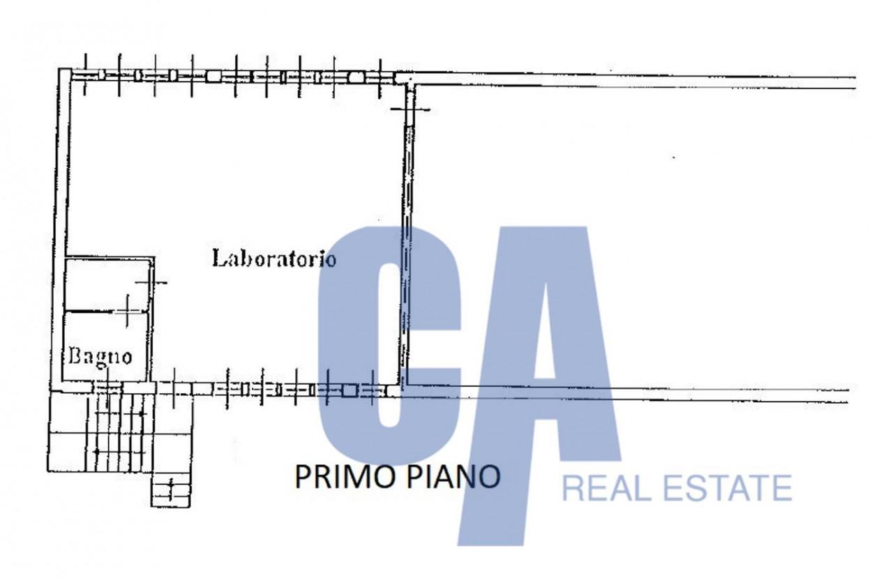 Laboratorio in Via Bisceglie, Milano, {3} - Planimetria 1