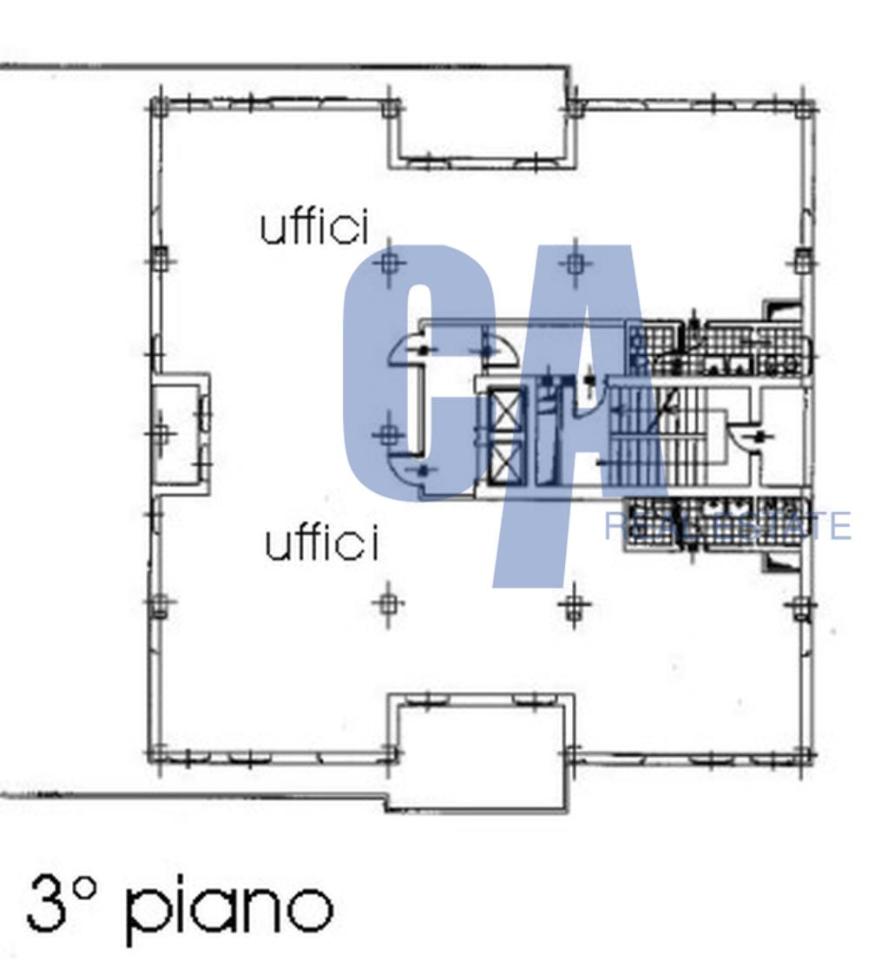 Ufficio in Via Galilei Galileo, Cinisello Balsamo, {3} - Planimetria 1