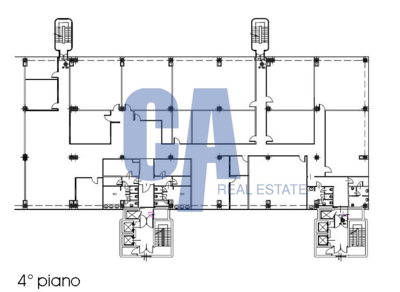 Ufficio in Strada Milano Fiori, Assago, {3} - Planimetria 1