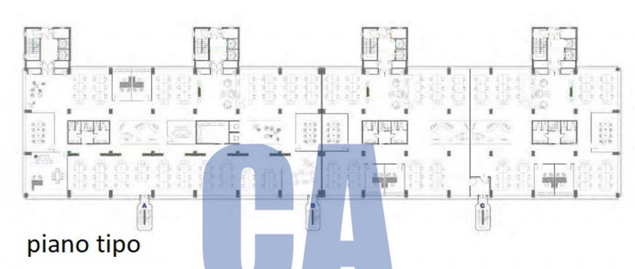 Ufficio in Strada Milano Fiori, Assago, {3} - Planimetria 1