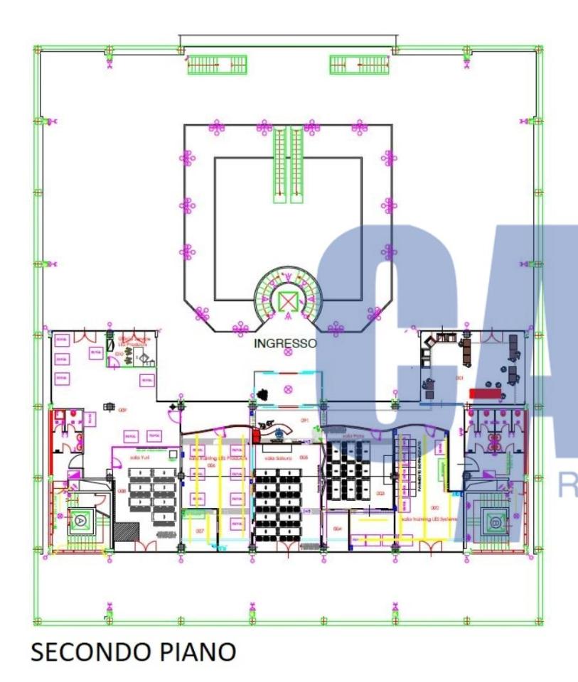 Ufficio in Via Bartolomeo Colleoni, Agrate Brianza, {3} - Planimetria 1