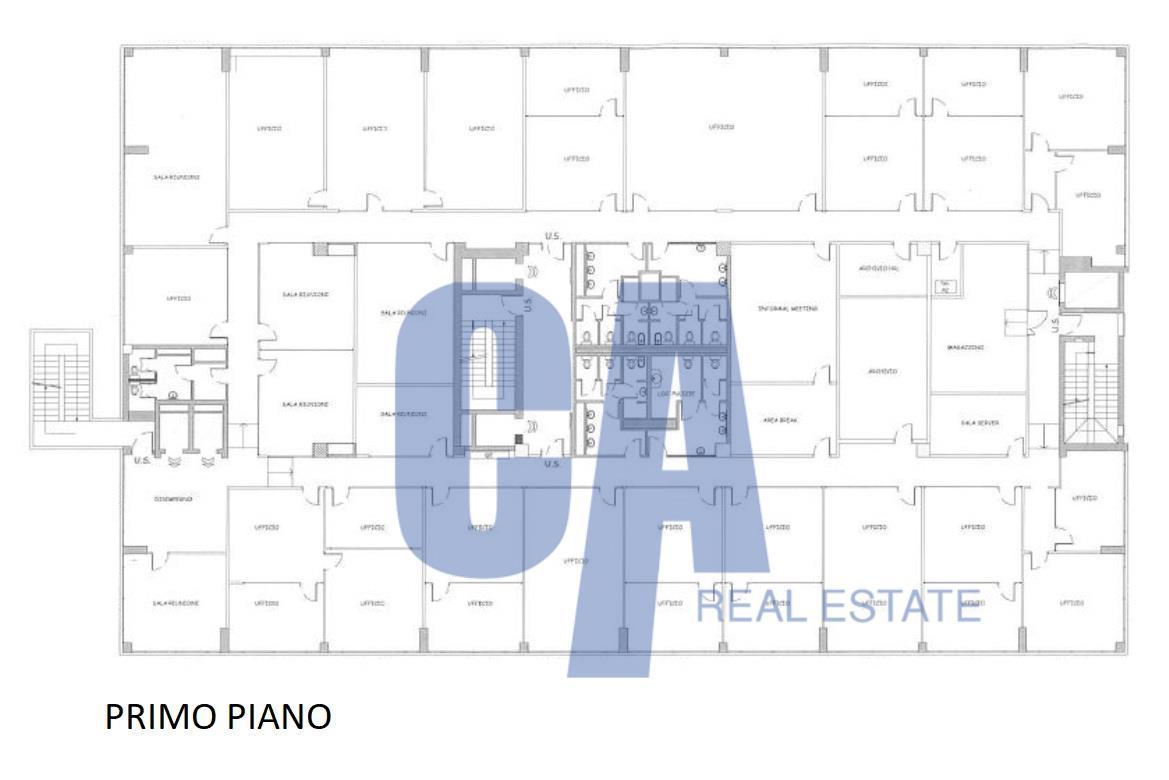 Ufficio in Via Gallarate, Milano, {3} - Planimetria 1