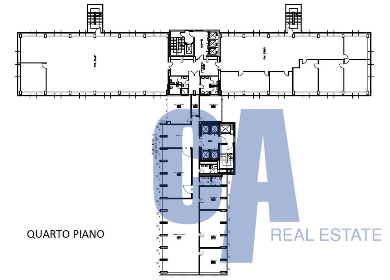 Ufficio in Via Giovanni Gentile, Milano, {3} - Planimetria 1