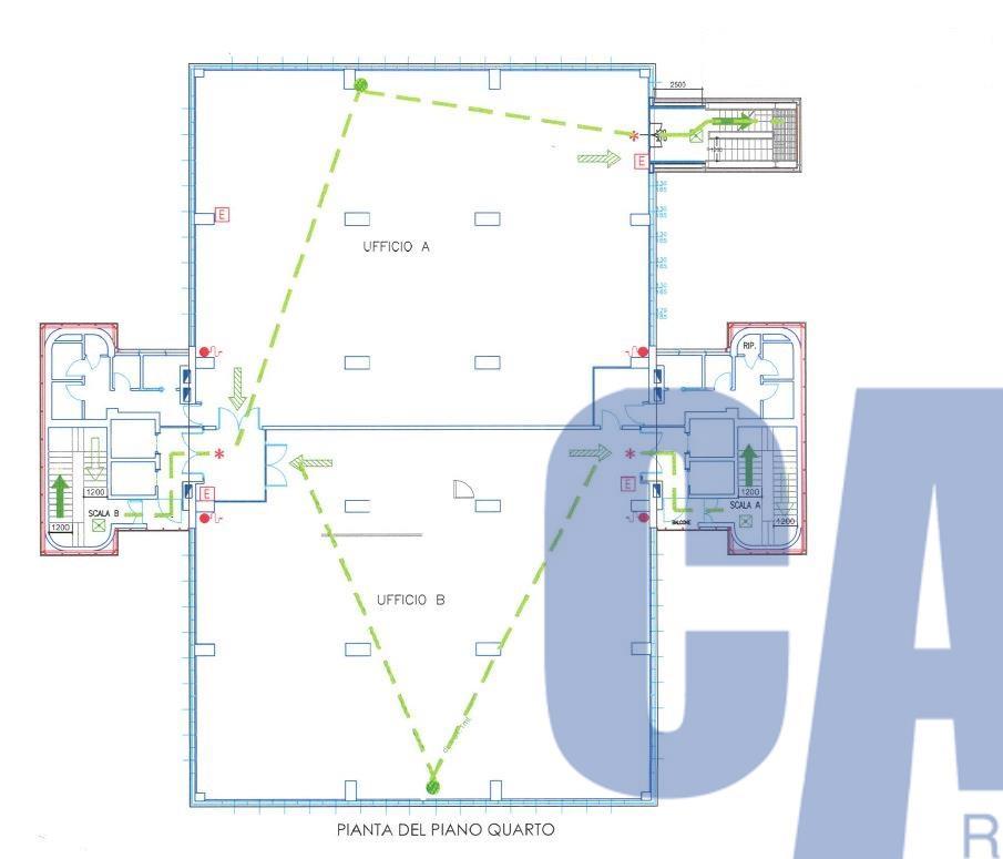 Ufficio in Via Kuliscioff Anna, Milano, {3} - Planimetria 1