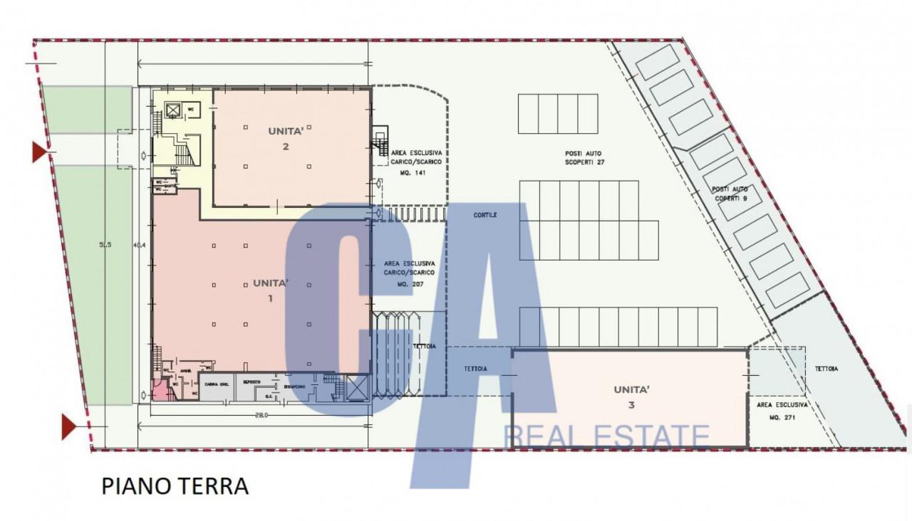 Magazzino in Via Tobagi, Peschiera Borromeo, {3} - Planimetria 1