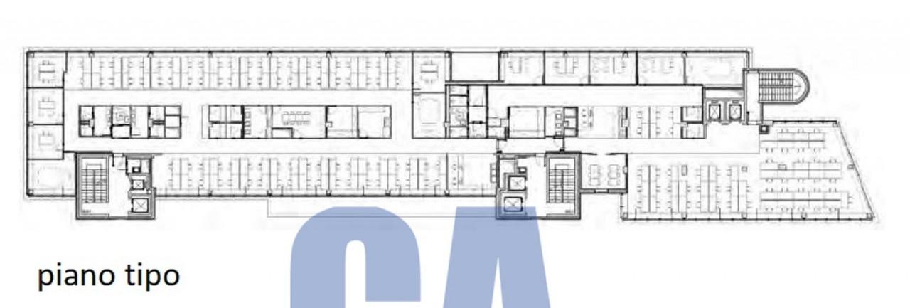 Ufficio in Via Polesine, Milano, {3} - Planimetria 1
