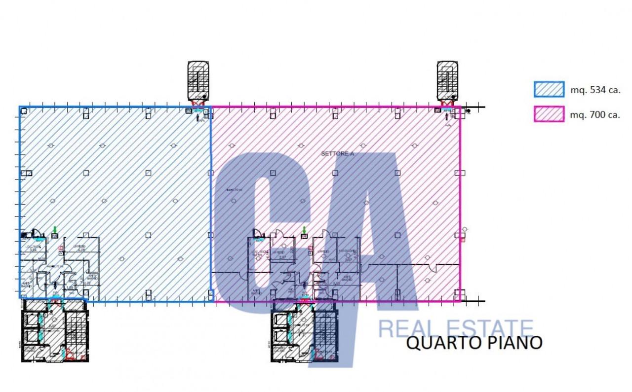 Ufficio in Strada Milano Fiori, Assago, {3} - Planimetria 1