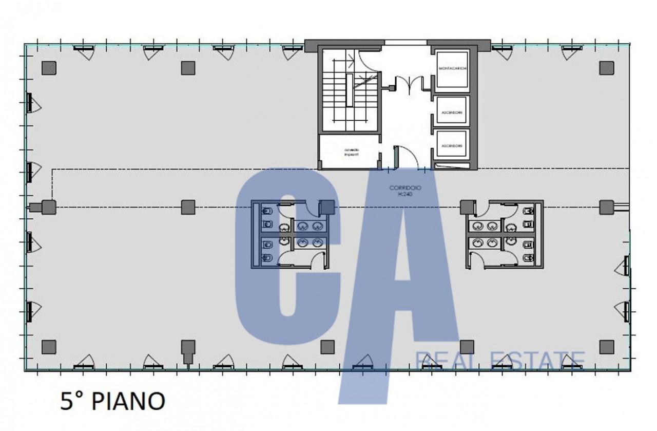 Ufficio in Via della Vignolina, Agrate Brianza, {3} - Planimetria 1