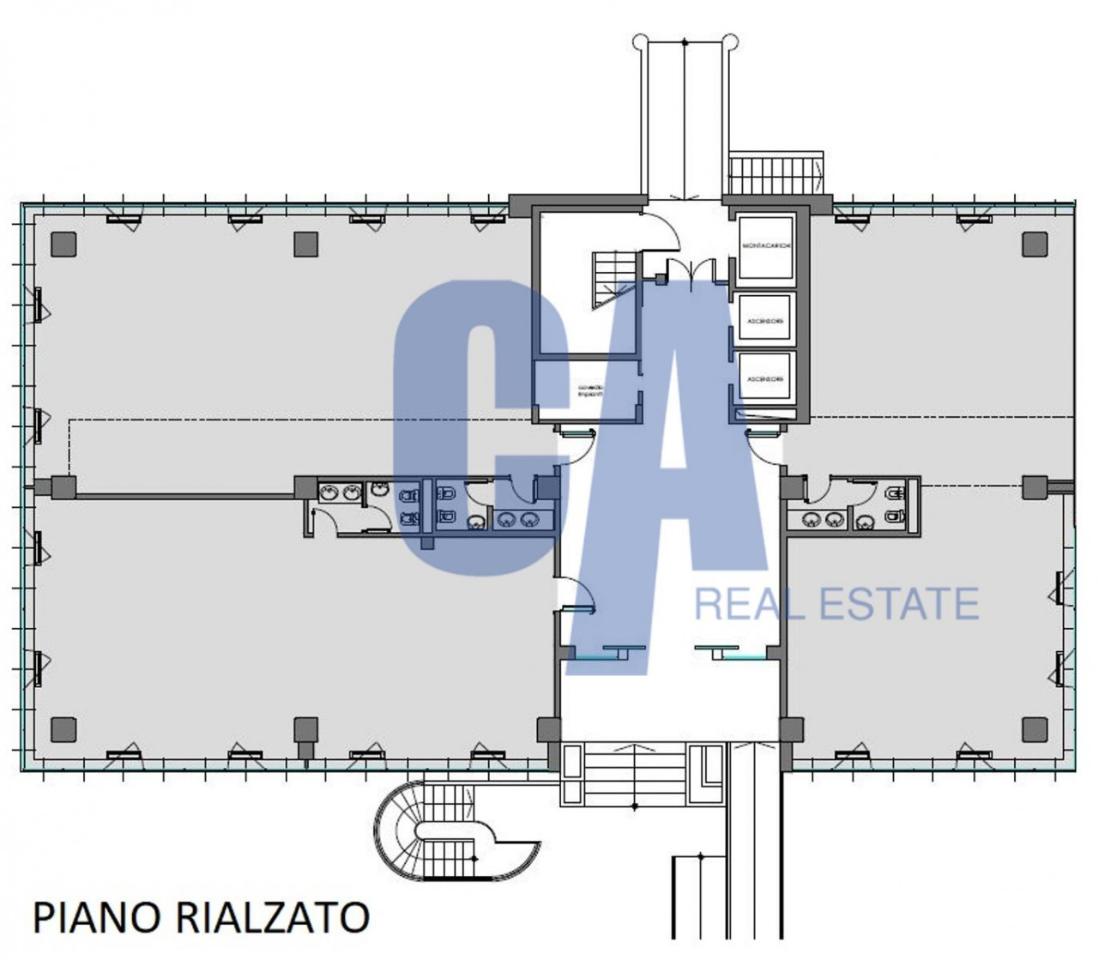 Ufficio in Via della Vignolina, Agrate Brianza, {3} - Planimetria 1