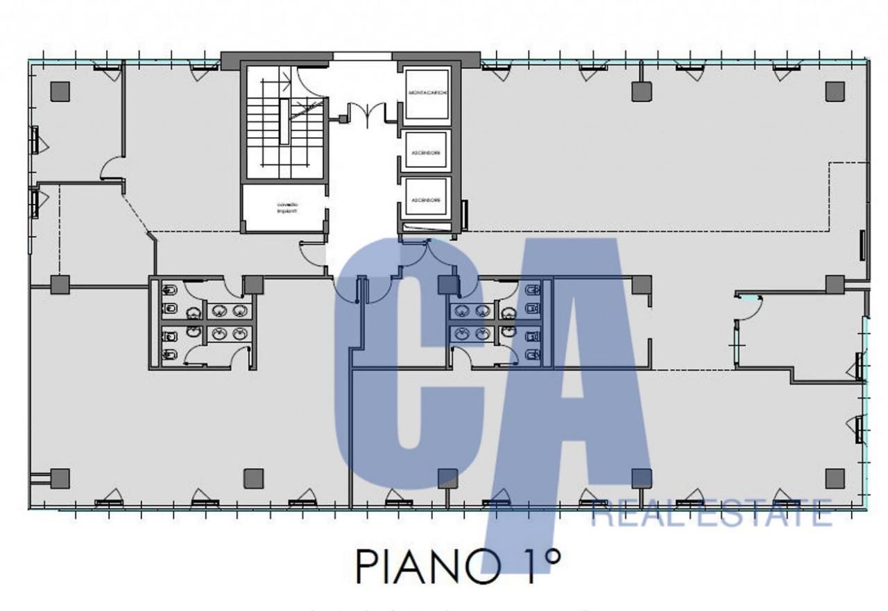 Ufficio in Via della Vignolina, Agrate Brianza, {3} - Planimetria 1