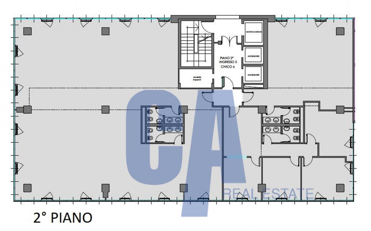 Ufficio in Via della Vignolina, Agrate Brianza, {3} - Planimetria 1