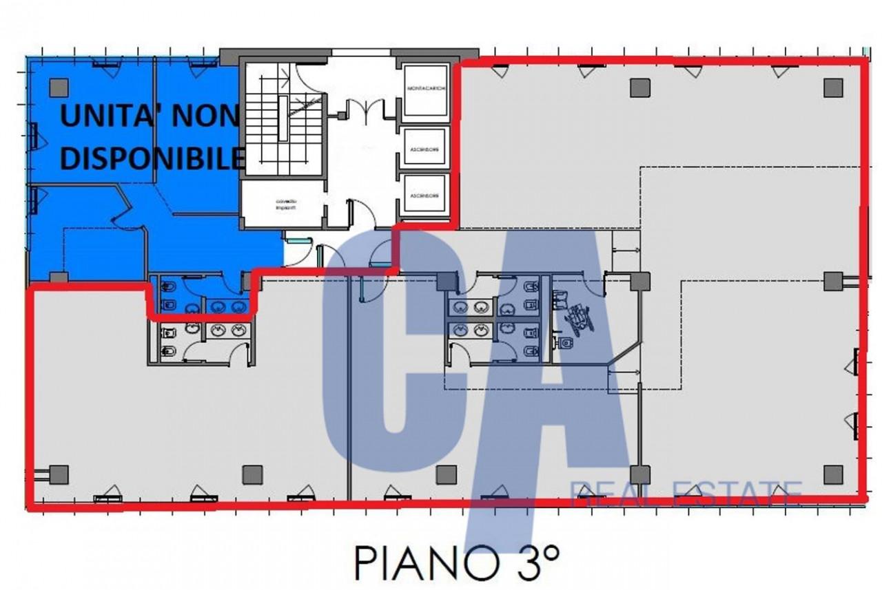Ufficio in Via della Vignolina, Agrate Brianza, {3} - Planimetria 1