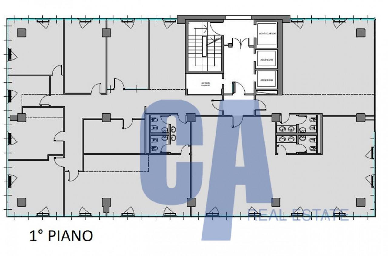 Ufficio in Via della Vignolina, Agrate Brianza, {3} - Planimetria 1