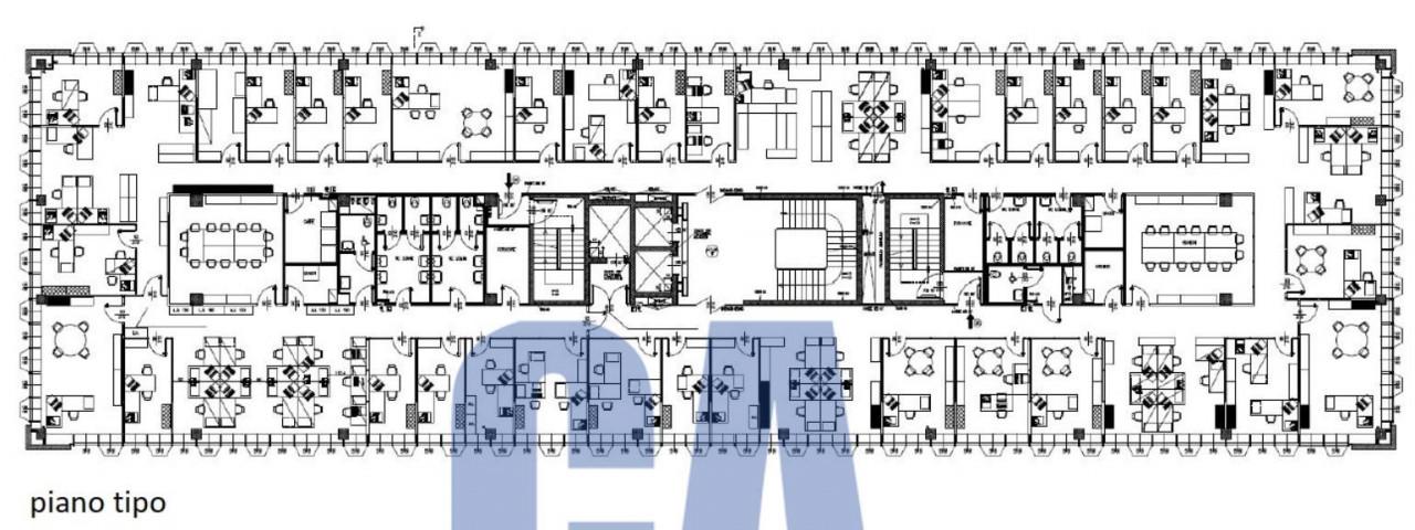 Ufficio in Via Milano, San Donato Milanese, {3} - Planimetria 1