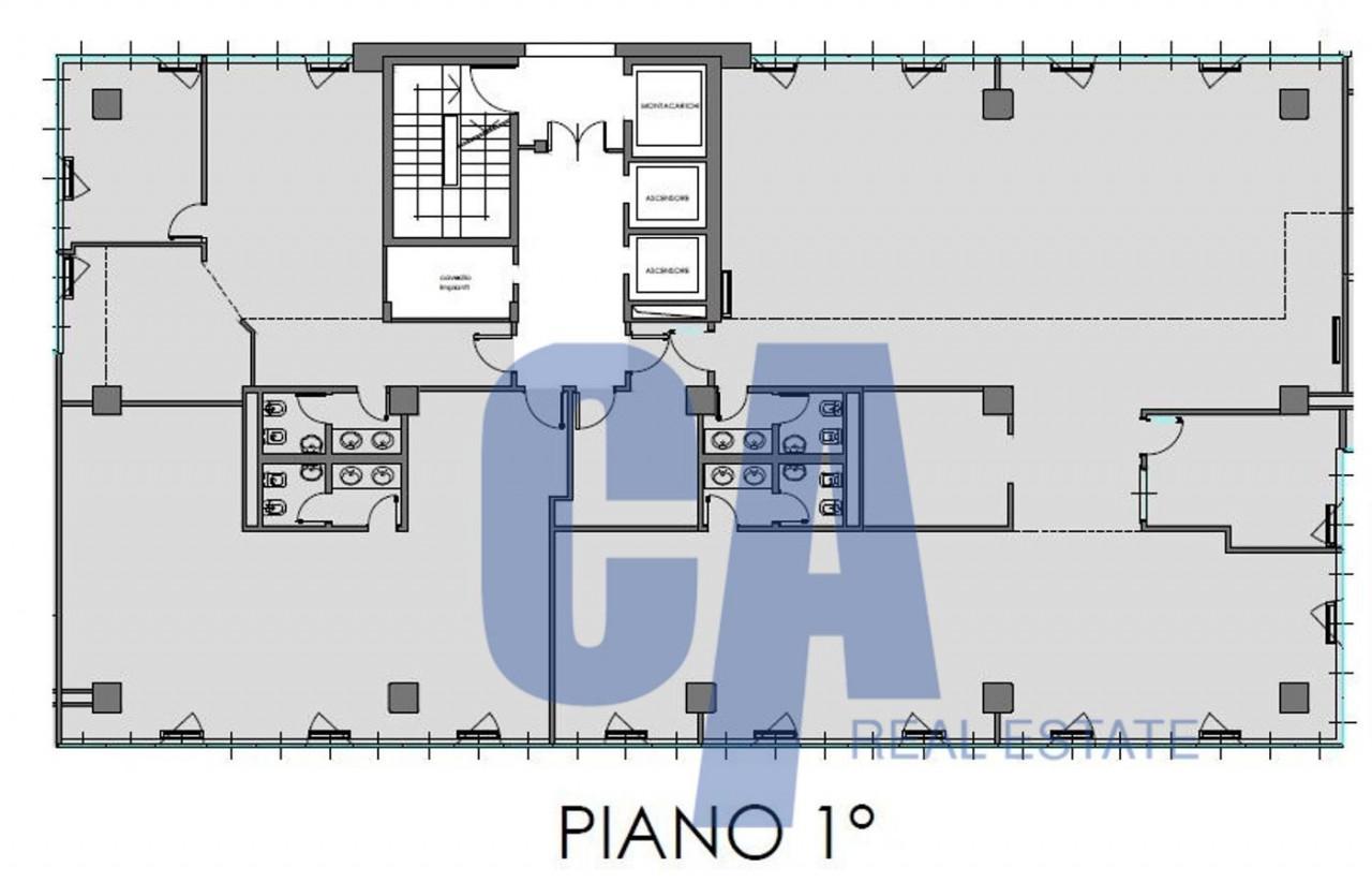 Ufficio in Via della Vignolina, Agrate Brianza, {3} - Planimetria 1