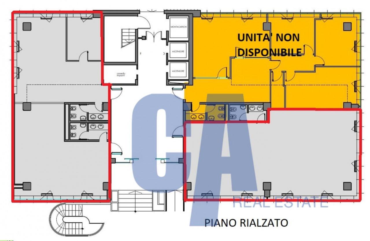 Ufficio in Via della Vignolina, Agrate Brianza, {3} - Planimetria 1