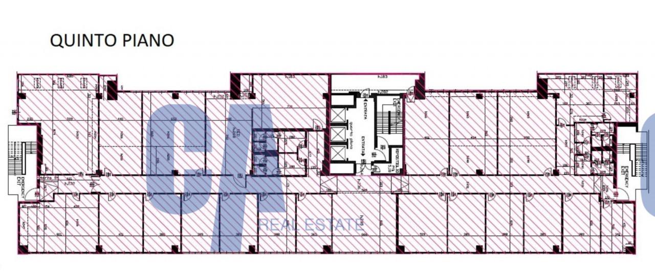 Ufficio in Via Cechov Antonio, Milano, {3} - Planimetria 1