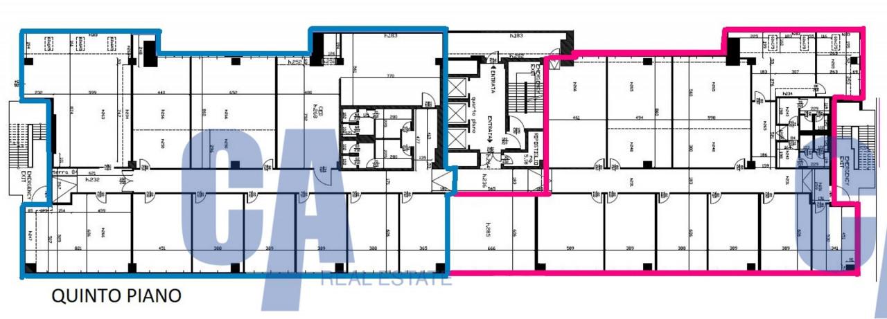 Ufficio in Via Cechov Antonio, Milano, {3} - Planimetria 1