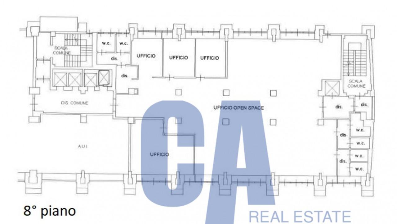 Ufficio in Via Schievano Enrico, Milano, {3} - Planimetria 1
