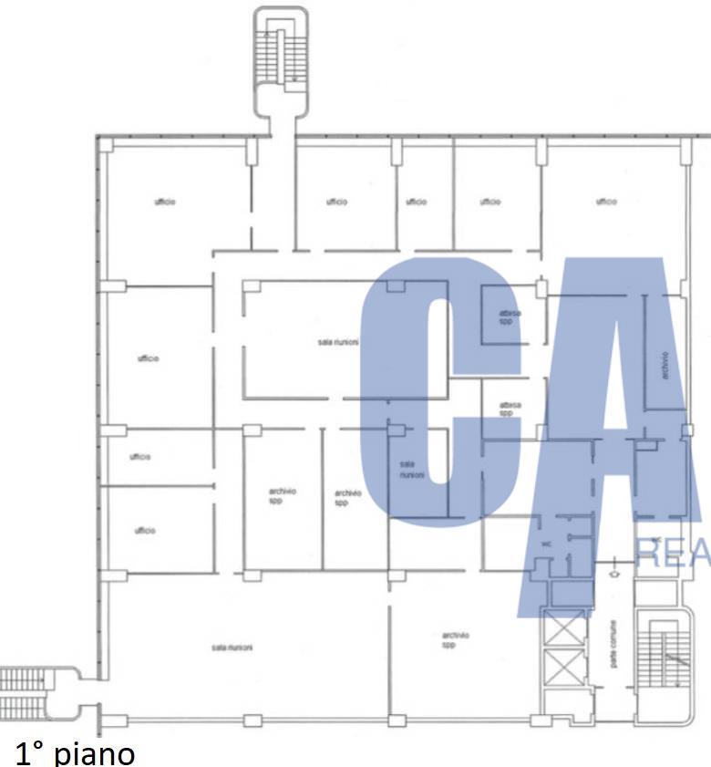 Ufficio in Strada Milano Fiori, Assago, {3} - Planimetria 1