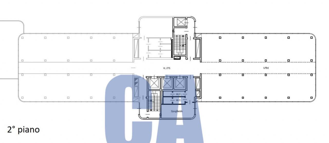 Ufficio in Via Fantoli Gaudenzio, Milano, {3} - Planimetria 1