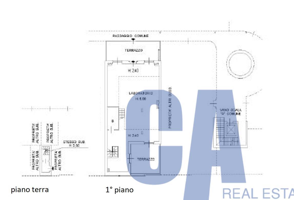 Ufficio in Viale Monza, Milano, {3} - Planimetria 1