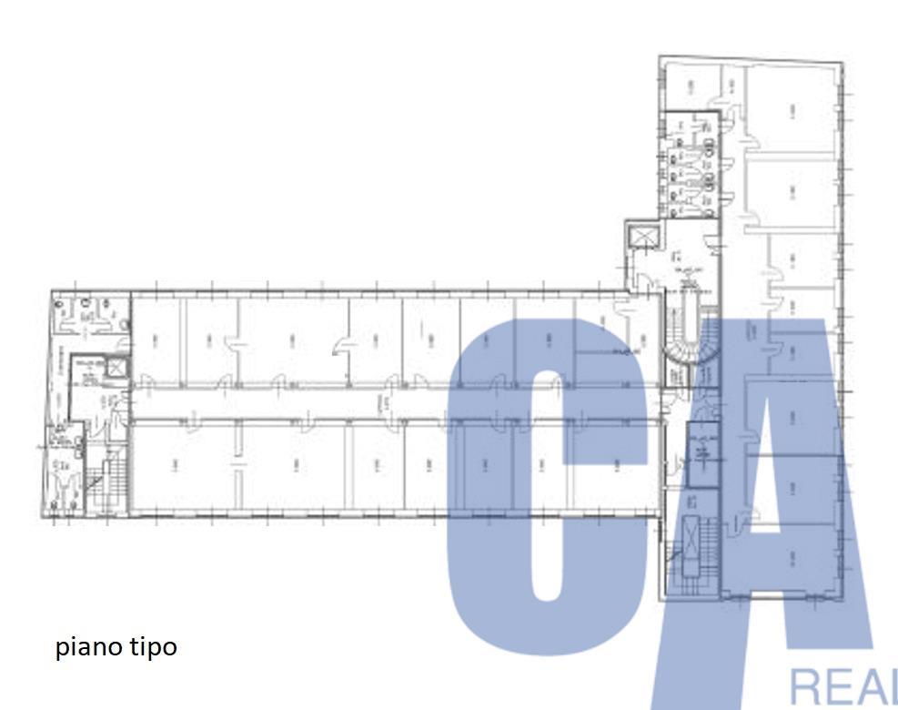Ufficio in Via Grosio, Milano, {3} - Planimetria 1