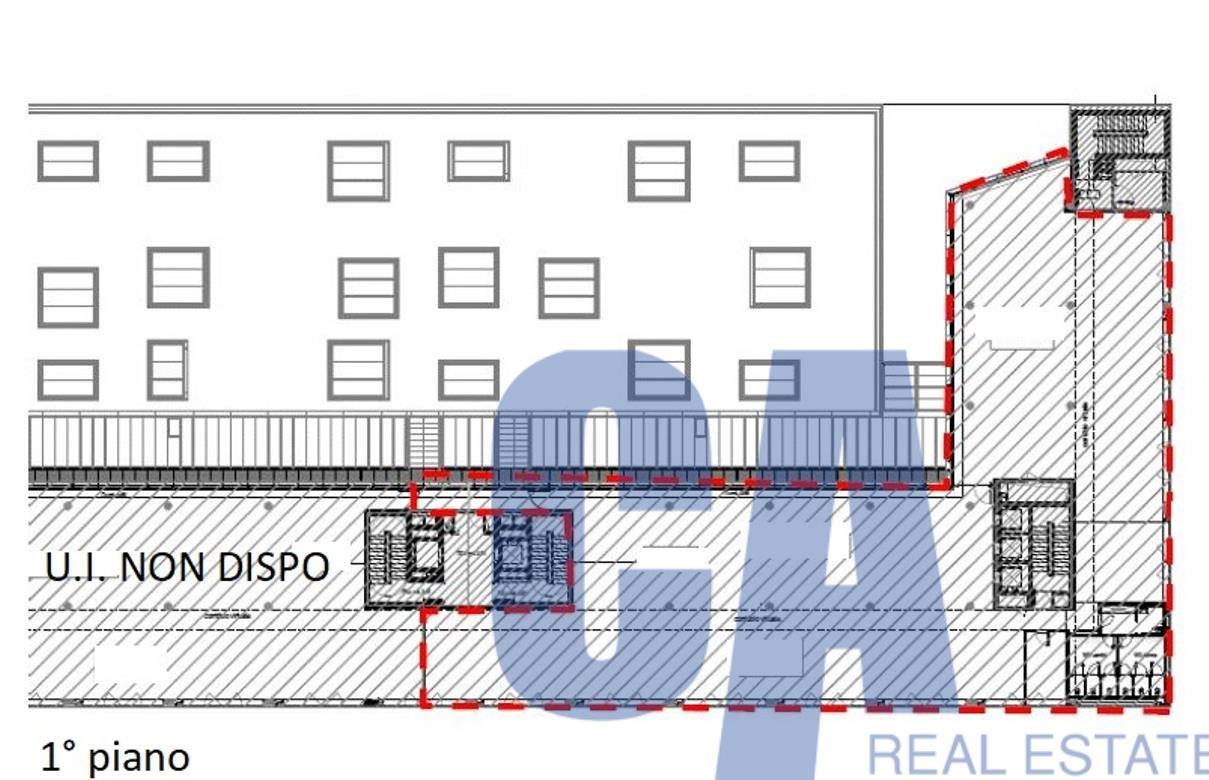Ufficio in Viale Sarca, Milano, {3} - Planimetria 1