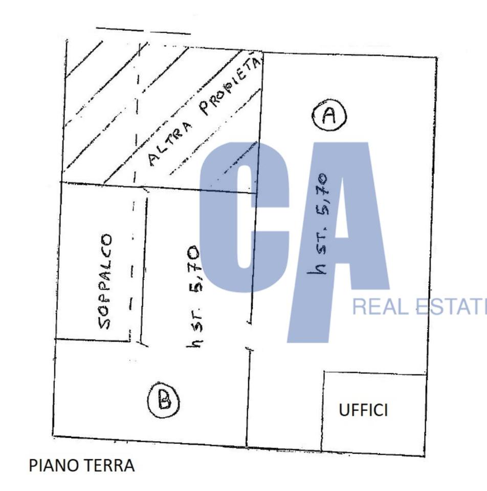 Capannone in Via Toscana, Peschiera Borromeo, {3} - Planimetria 1