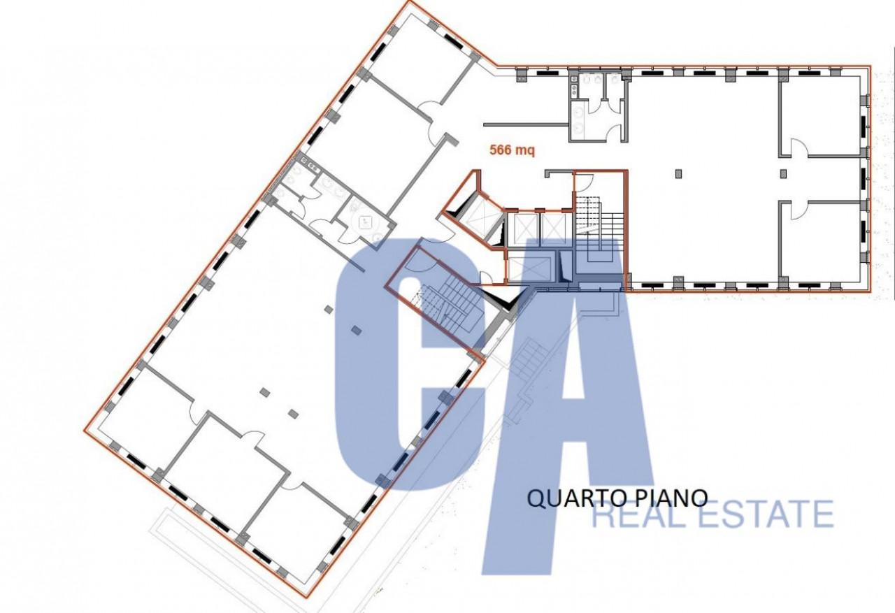 Ufficio in Via dei Cignoli, Milano, {3} - Planimetria 1