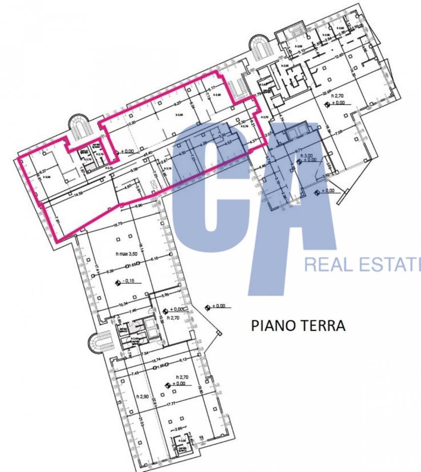 Ufficio in Piazza Maestri del Lavoro, Cernusco Sul Naviglio, {3} - Planimetria 1