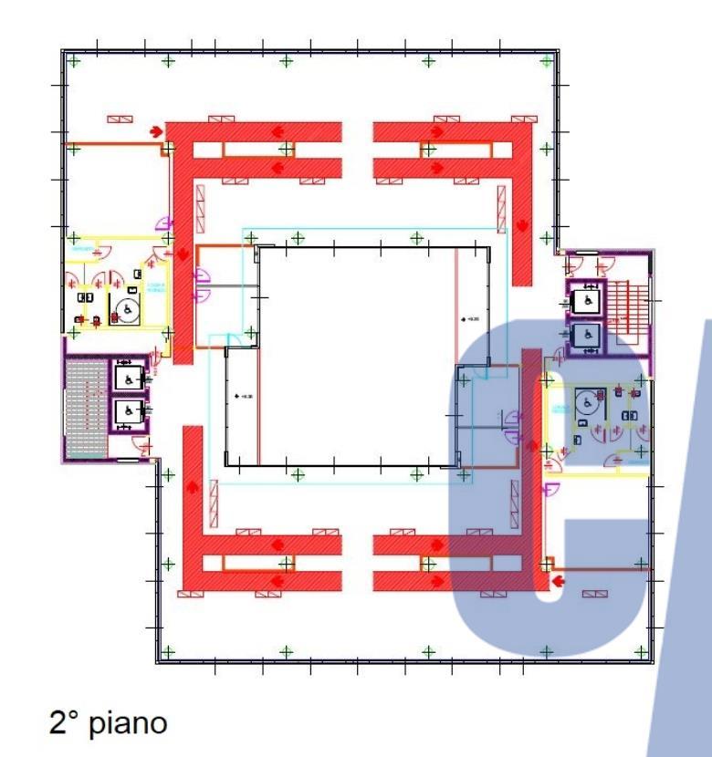 Ufficio in Via Venticinque Aprile, San Donato Milanese, {3} - Planimetria 1